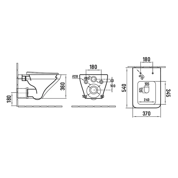 Приобрести comforty подвесной унитаз 108 безободковый, сиденье дюропласт softclose тонкое, быстросъёмное