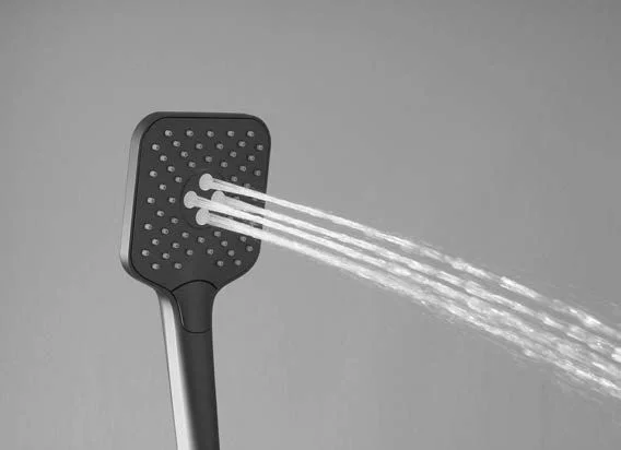 Приобрести vincea душевая стойка cube, оружейная сталь vsfs-1c1gm