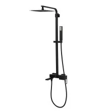 BelBagno Душевая стойка LUCE, черный LUC-VSCM-NERO
