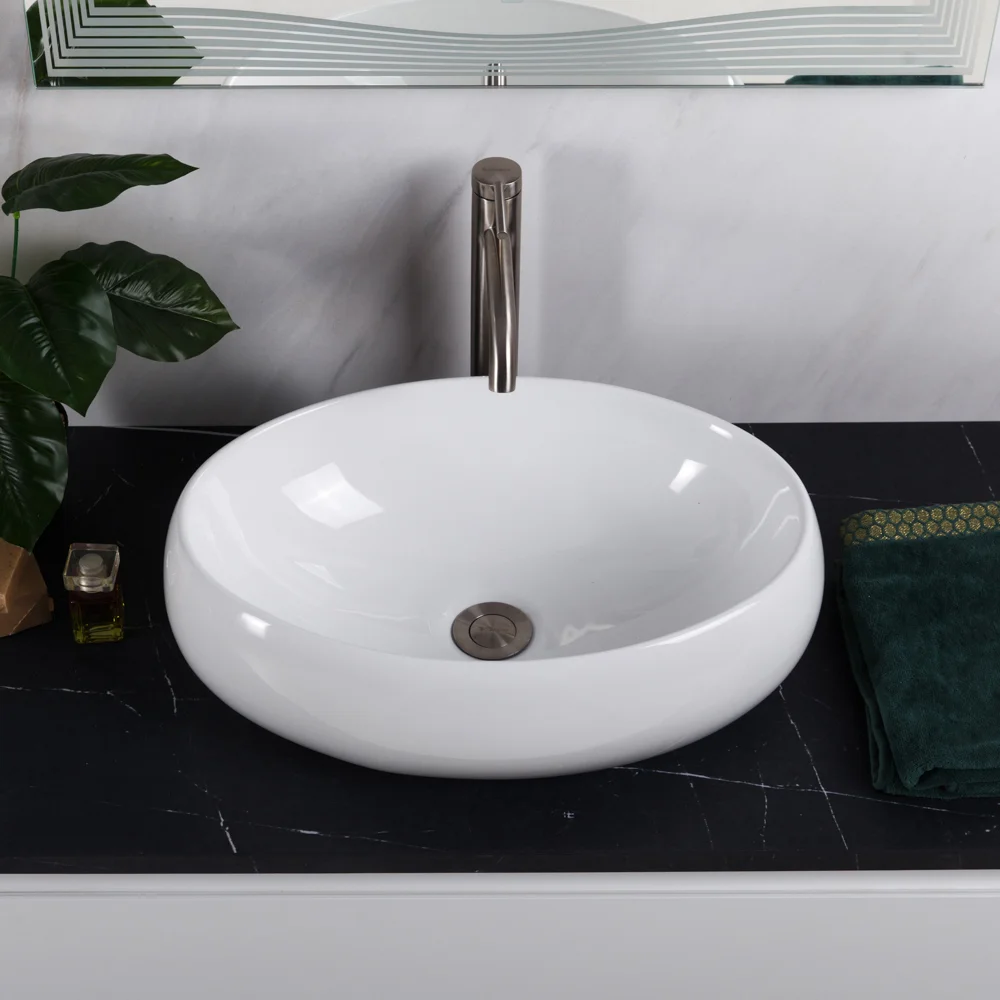 Приобрести belbagno накладная раковина 48х34 см, белая bb1085