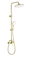 Душевая система WONZON & WOGHAND, Брашированное золото (WW-B3200-BG)
