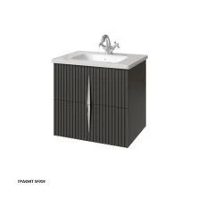 Caprigo Тумба с раковиной NOVARA 60 см, графит