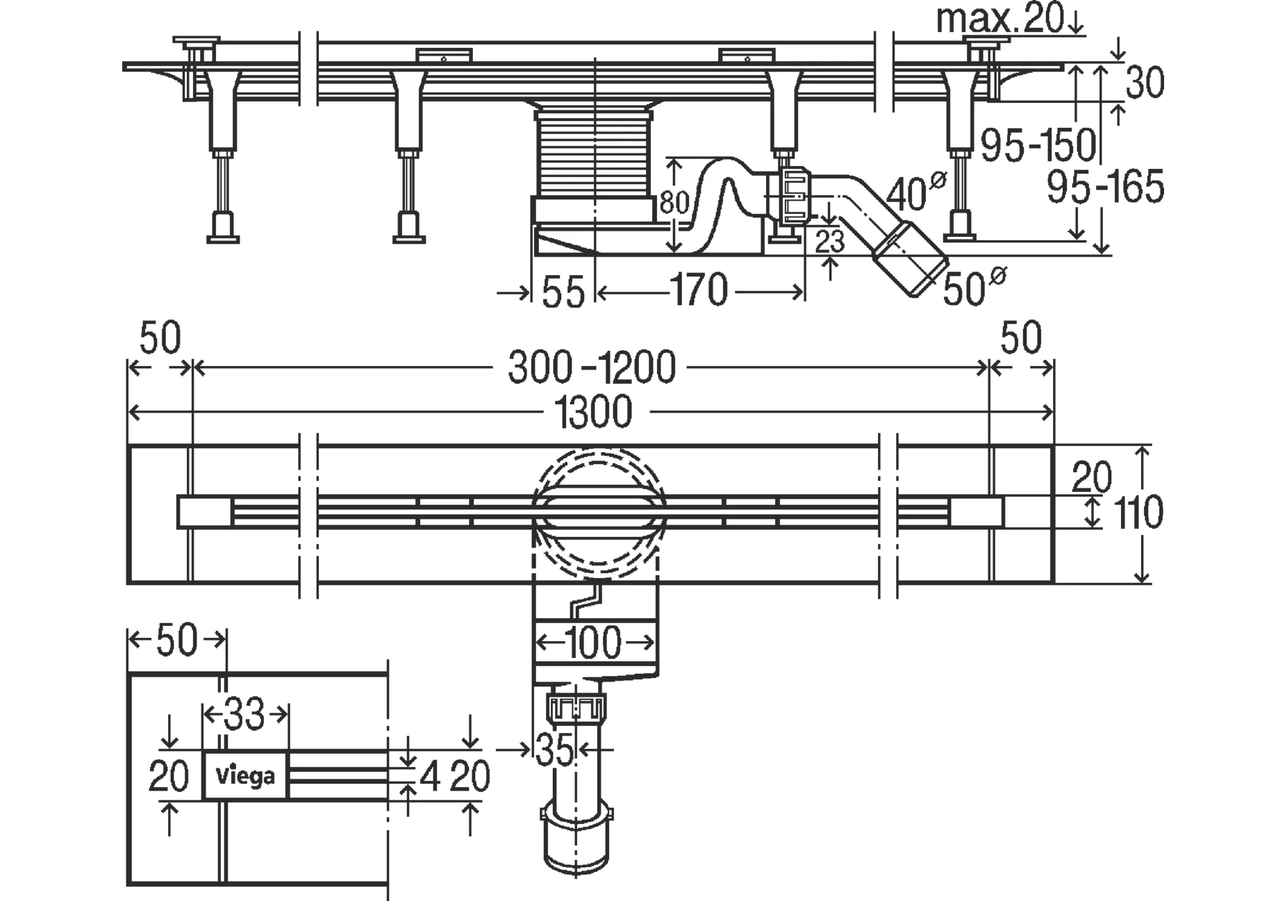 Приобрести трап viega advantix vario 704353 