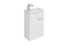 Aquanet Тумба с раковиной Нота 40 см, R (Moduo) белая