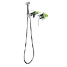 Смеситель встроенный с гигиеническим душем с защитой от ожогов Timo Saona 2339/00SM хром