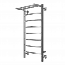 Полотенцесушитель 400х850 мм электрический Terminus Классик с полкой П8, хром 4670078531407