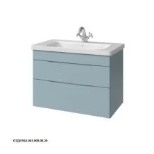 Caprigo Тумба с раковиной LENTO 80 см, голубая 36212eml 3