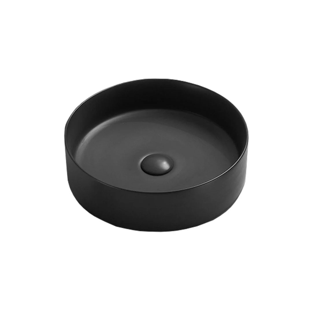 Приобрести vincea раковина накладная 39х39 см, черная матовая vbs-216mb