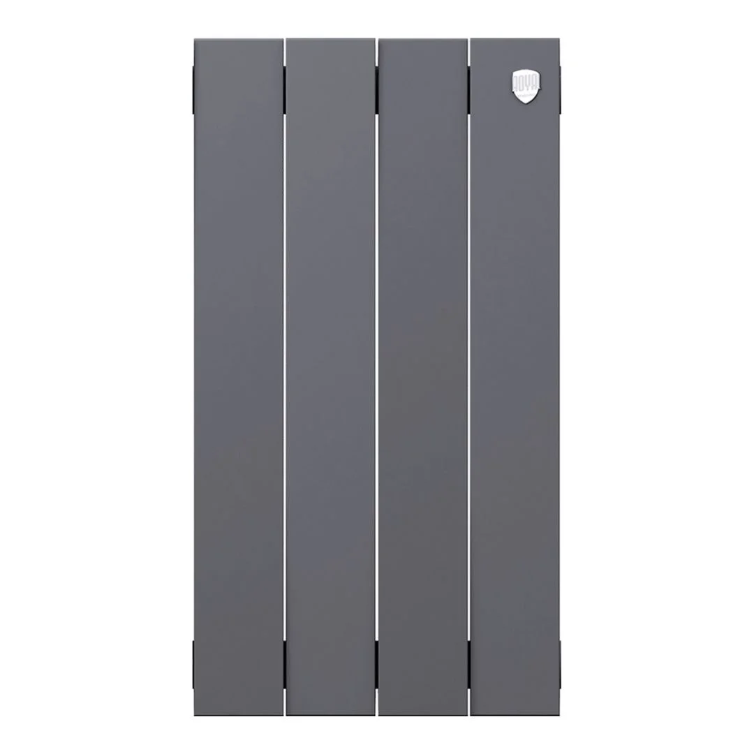 Приобрести royal thermo радиатор биметаллический pianoforte 500 /silver satin ( серебристый ) - 4 секц.