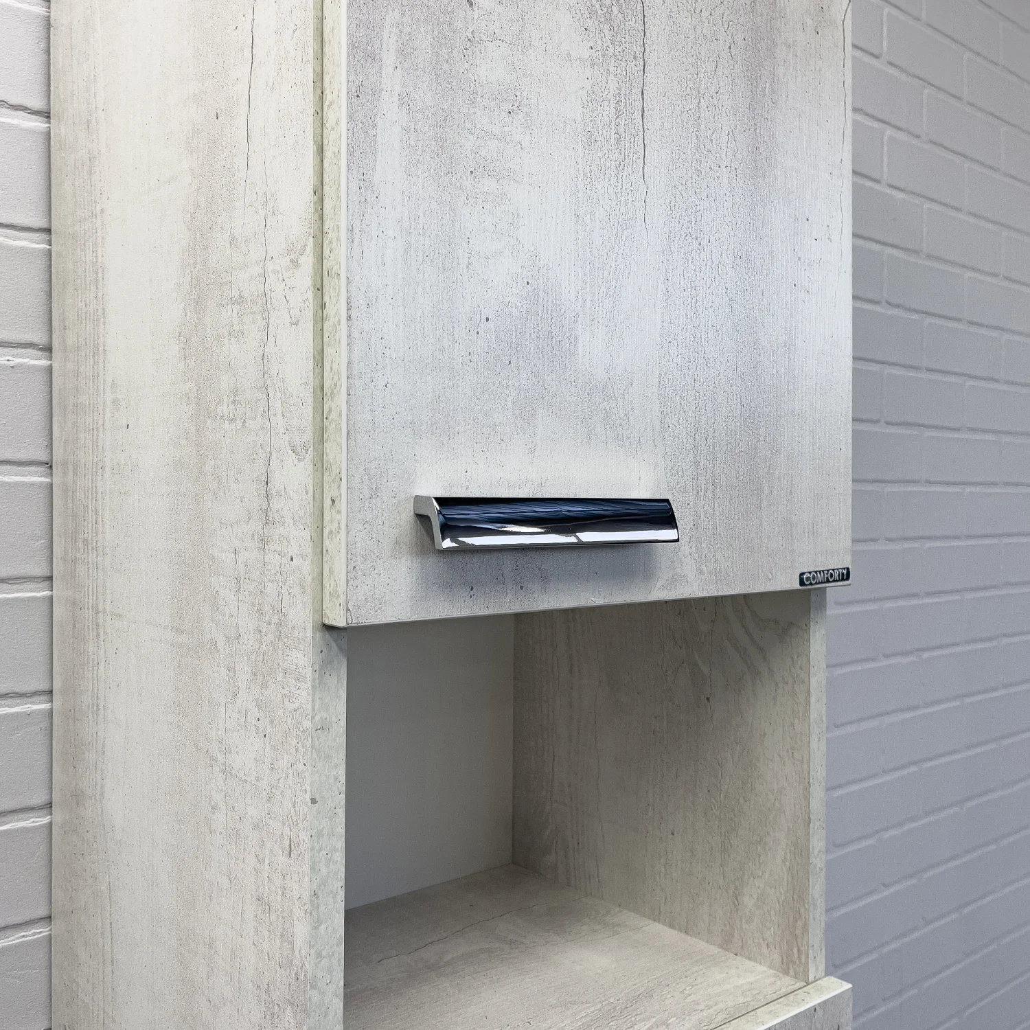 Приобрести сomforty пенал никосия-35 дуб белый