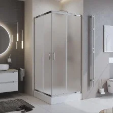 BelBagno Душевое ограждение 90х90 см UNO-195-A-2-90-P-Cr