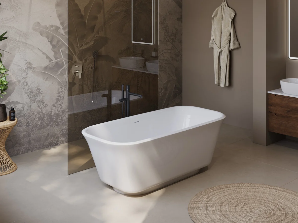 Приобрести belbagno акриловая ванна due 170х80 см, белая due bb702-1700-800-k