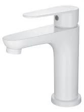 Смеситель для раковины WONZON & WOGHAND ALFA, Белый матовый (WW-A40202-MW)