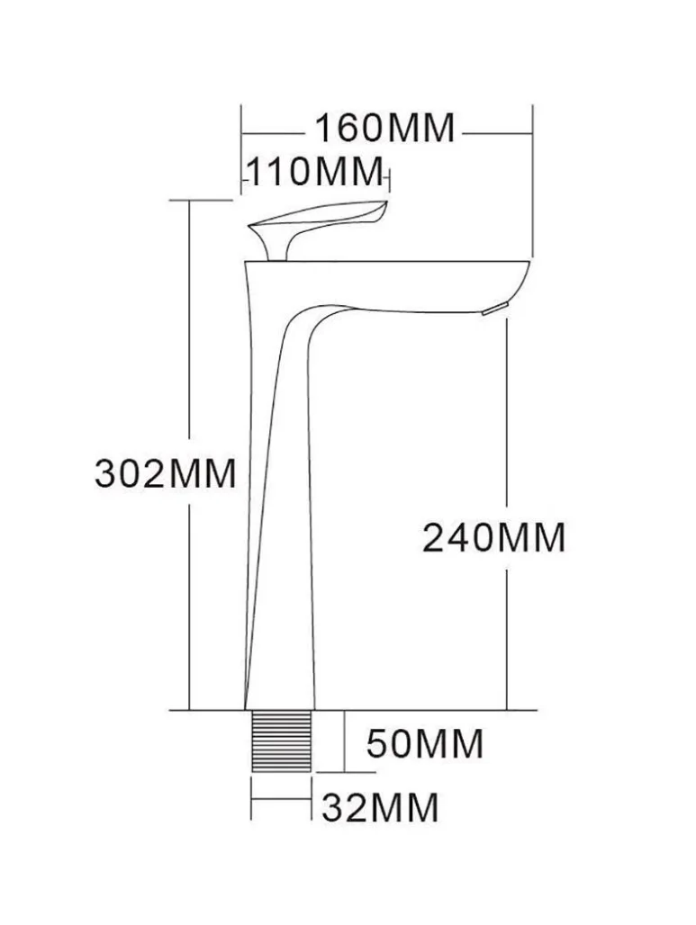 Приобрести grocenberg смеситель для раковины, высокий, хром gb3001cr