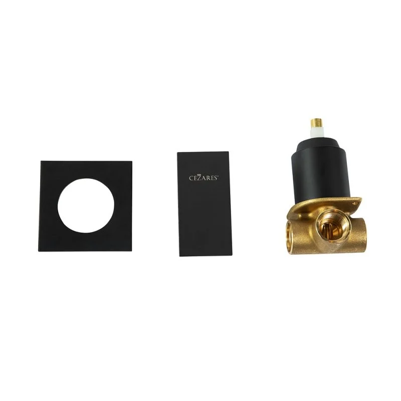 Приобрести cezares смеситель скрытого монтажа unika, черный матовый unika-dim-nop