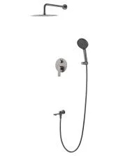 Душевая система встраиваемая WONZON & WOGHAND BRILLIANT, Темный графит (WW-88939079-BGM)