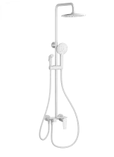 Душевая система с техническим душем WONZON & WOGHAND, Белый матовый (WW-A30874-MW)