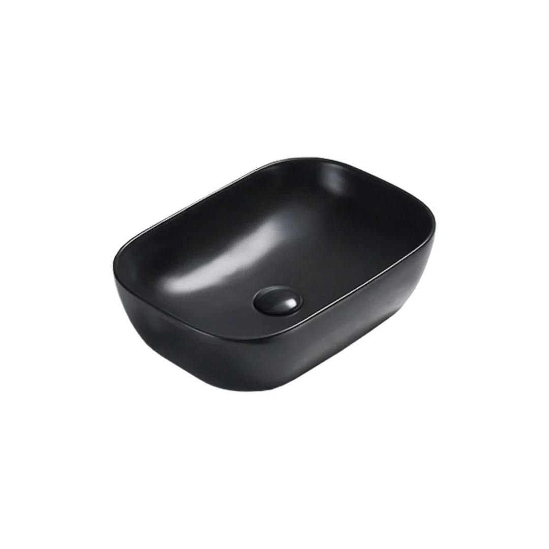 Приобрести vincea раковина накладная 45х32 см, черная матовая vbs-102mb