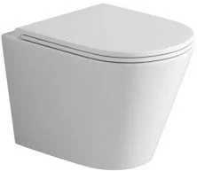 Grossman Унитаз подвесной Tornado с крышкой дюропласт, микролифт, белый GR-4478SQ