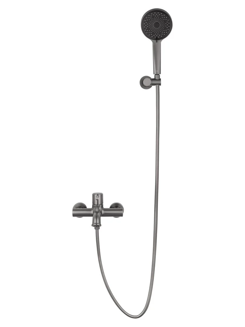 Приобрести смеситель для ванны с душем wonzon & woghand tor, темный графит (ww-88037073-bgm)