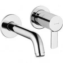 KLUDI ZENTA Однорычажный смеситель для раковины, внешняя монтажная часть, излив 170 мм, арт. 382440575