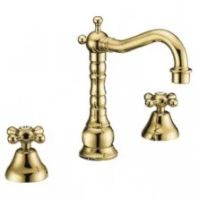 Gappo Смеситель для раковины G1163-6, врезной, золото 89729