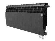 Royal Thermo Радиатор биметаллический BiLiner 350 /Noir Sable ( черный графит ) VDR - 14 секц.