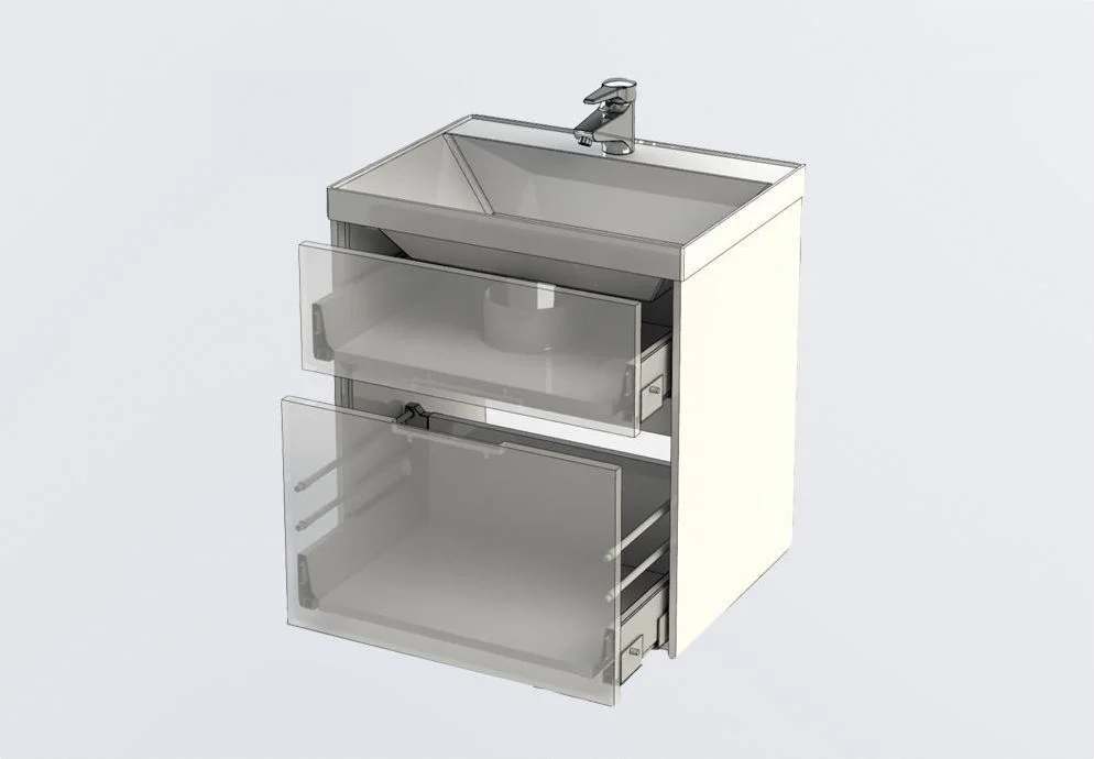 Приобрести aquanet тумба с раковиной латина 60 см, белая 00212833