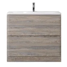 BelBagno Тумба с раковиной ALBANO 100 см, напольная Pino Scania, белая раковина