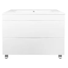 Loranto Тумба напольная с раковиной Santorini 80 81х81 см, Белый Глянец (CS00086974)