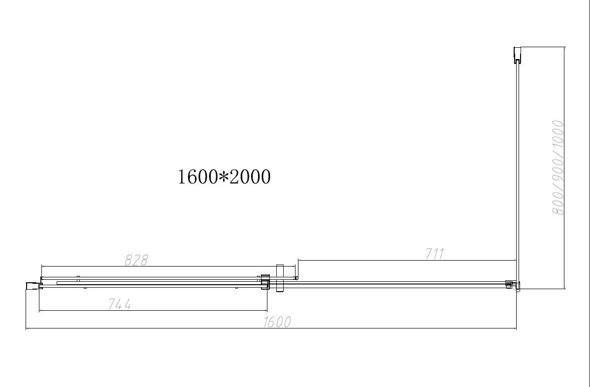 Приобрести vincea душевое ограждение dice 80х160 см, прозрачное, хром vsr-4d8016cl