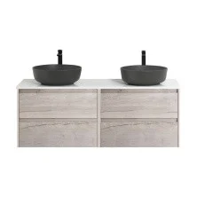 BelBagno Тумба со столешницей KRAFT 120 см, подвесная Rovere Galifax Bianco