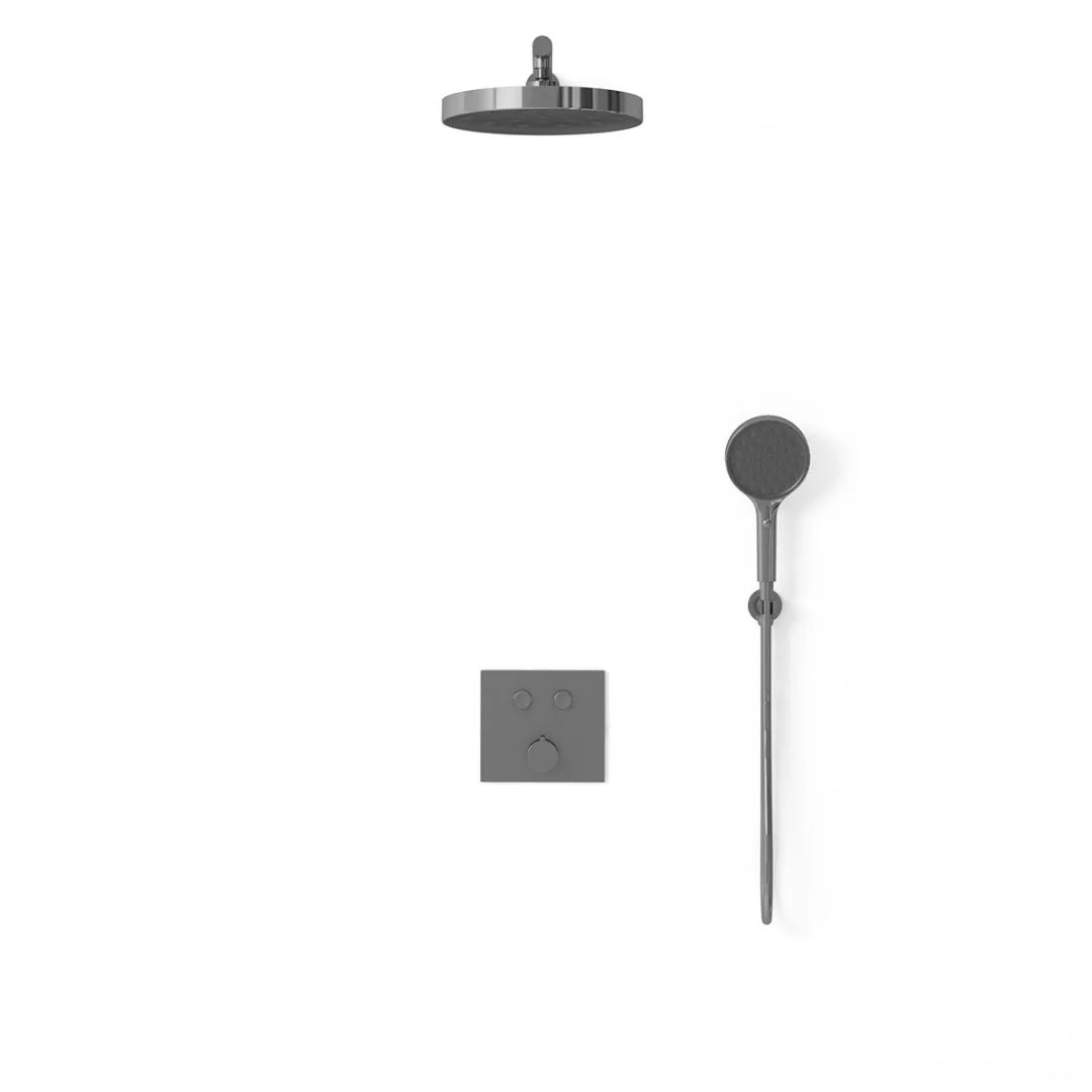Приобрести vincea встраиваемая душевая система , оружейная сталь vsfw-4i212gm