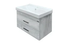 Сomforty Тумба с раковиной "Никосия-80П" дуб белый