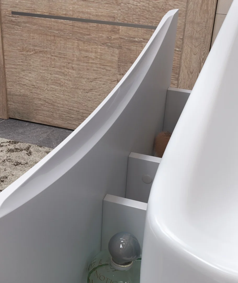 Приобрести vigo тумба с раковиной glem 80см, 2 ящика, напольная, белая tn.gle.9595.80.2y