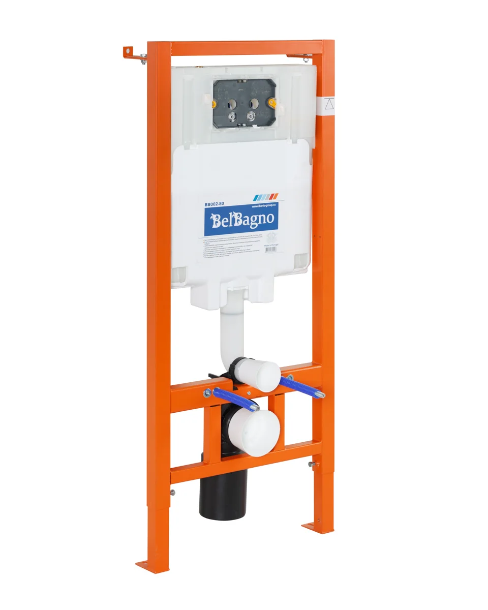 Приобрести belbagno инсталляция для подвесного унитаза с клавишей смыва, черная bb002-80/bb012-mr-nero.m