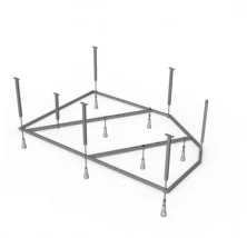 Каркас для ванны Mirsant Ялта Premium 140x90 см