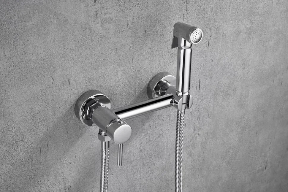 Приобрести grocenberg смеситель с гигиеническим душем, хром gb103ncr