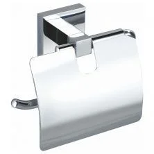 Держатель для туалетной бумаги с крышкой WONZON & WOGHAND POLO, Хром (WW-8926)