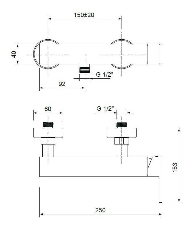 Приобрести cezares смеситель для душа unika, хром unika-dm-01