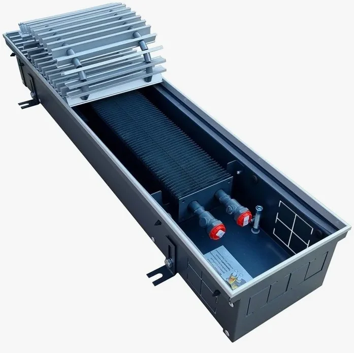 Приобрести techno внутрипольный радиатор usual kvz 200-65-1800, без решетки, 37552