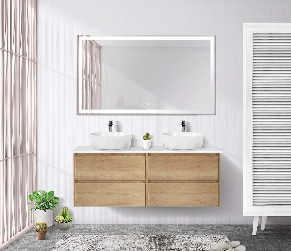 Приобрести belbagno тумба со столешницей kraft 120 см, подвесная rovere nebrasca nature