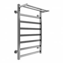 Terminus Полотенцесушитель Ното П8 50х80 см, с полкой, водяной, хром