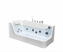 Frank Гидромассажная ванна F101R 170х80 см, прямоугольная, левая, белая