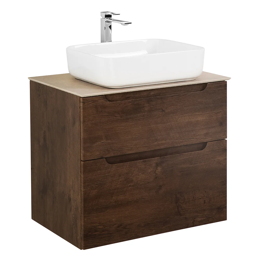 Приобрести belbagno тумба со столешницей etna-h60 70 см, подвесная rovere moro