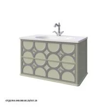 Caprigo Тумба с раковиной CAPRICE 80 см, зеленая, эмаль 25112 1