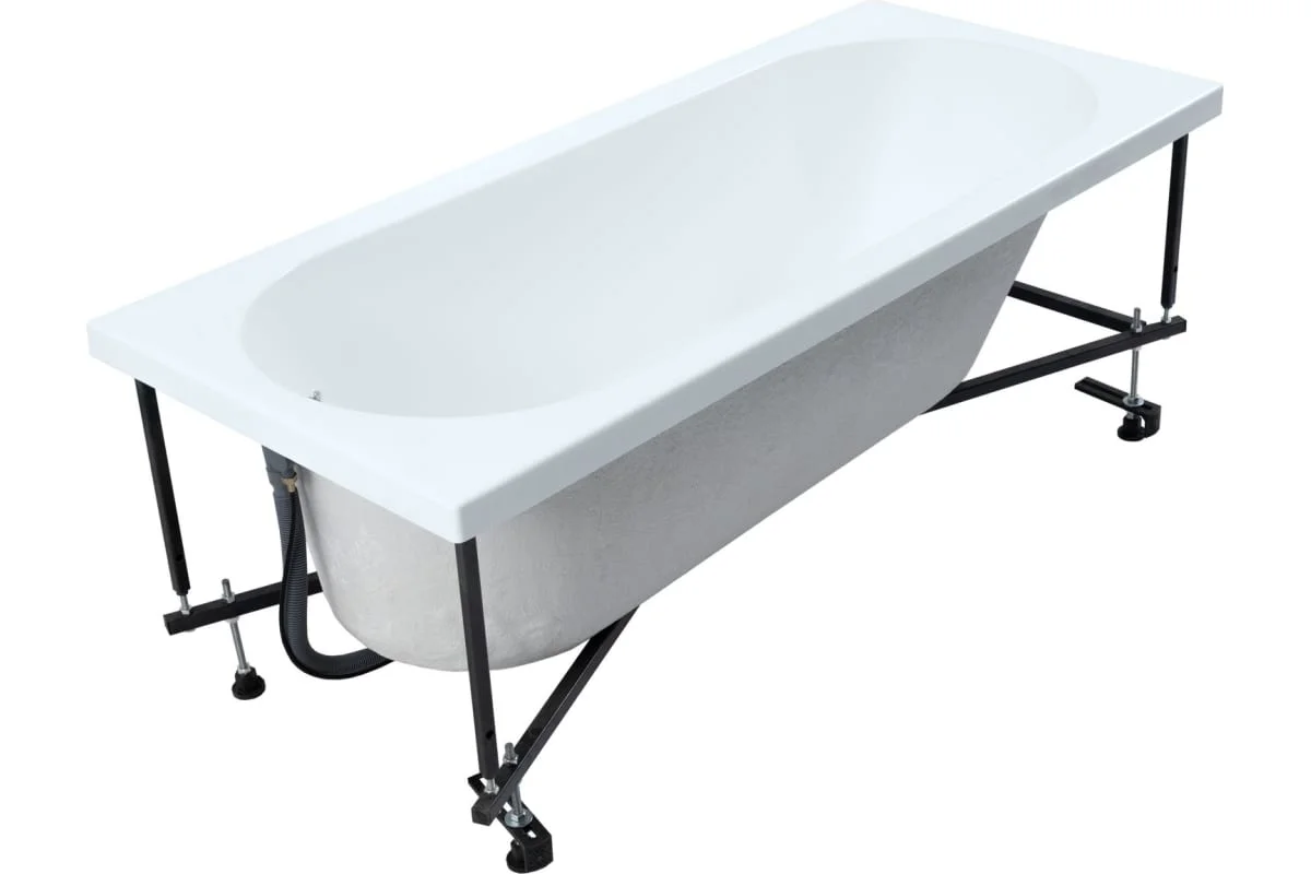 Приобрести aquanet акриловая ванна lotos 170x75 см, белая