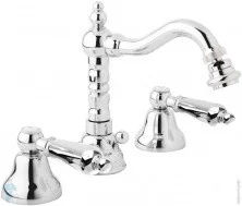 CEZARES Смеситель для биде FIRST с донным клапаном, три отверстия, хром FIRST-BBS2-01-M