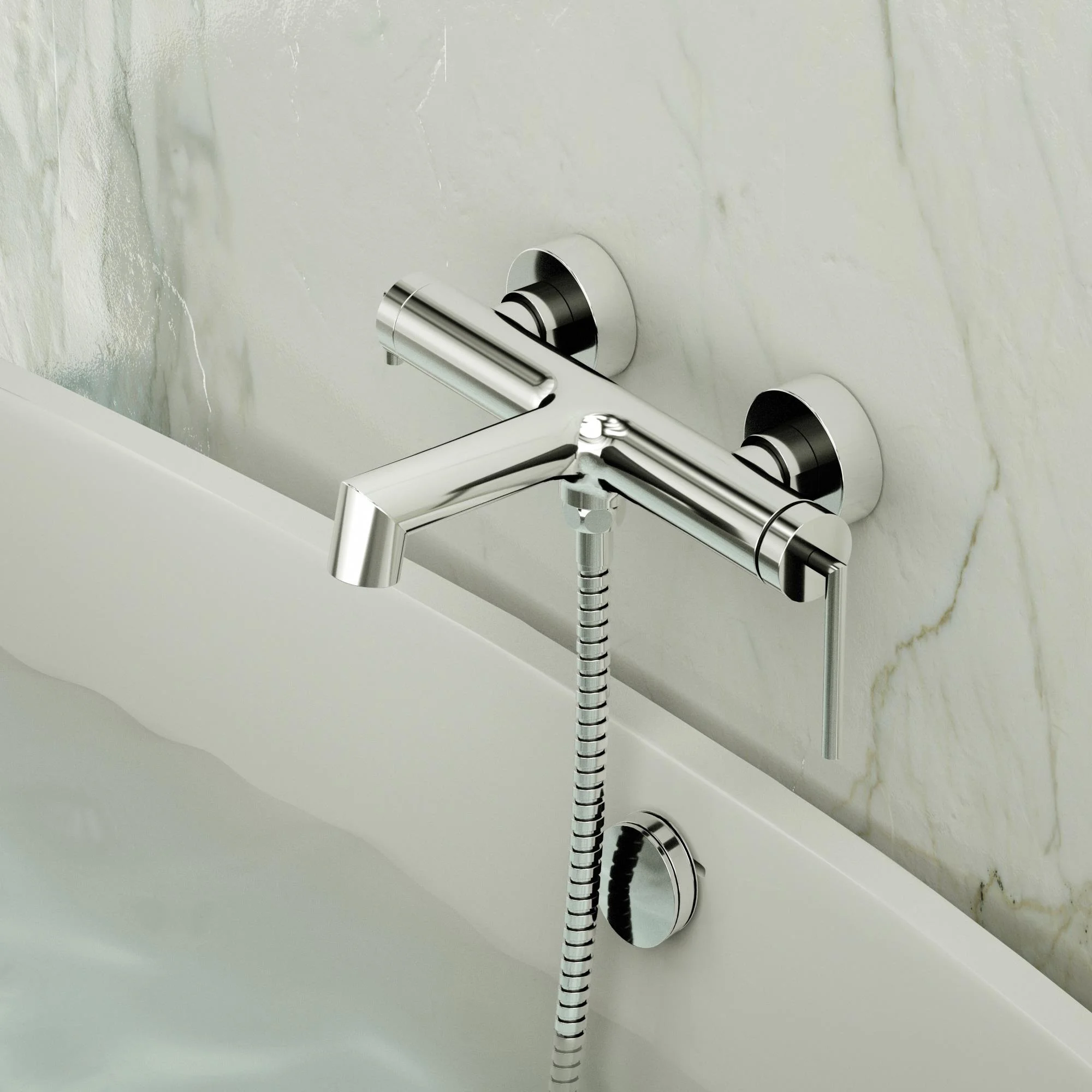 Приобрести belbagno смеситель для ванны acqua, хром acqua-vasm-crm