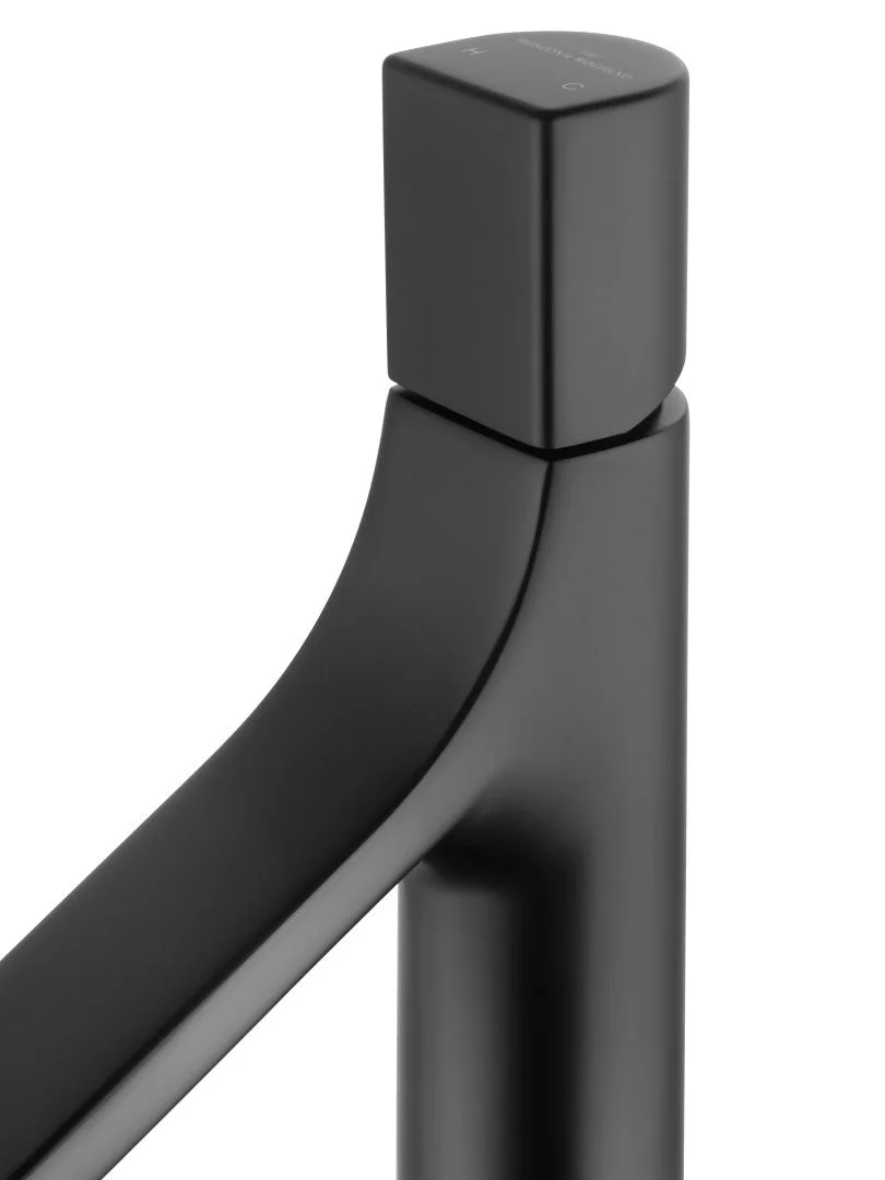 Приобрести смеситель для раковины высокий wonzon & woghand the one, черный матовый (ww-h1011-mb)